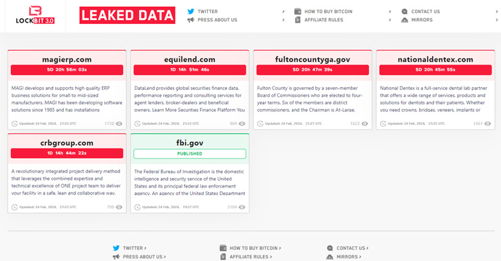 LockBit Ransomware Group Resurfaces After Law Enforcement Takedown